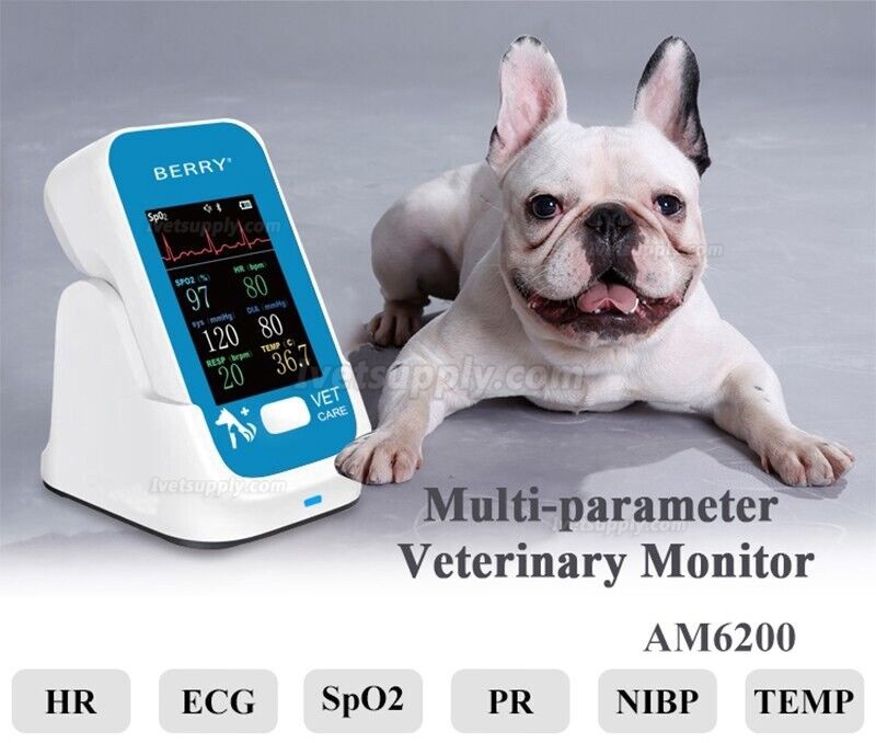 BERRY AM6200 Veterinary Monitors 6-Parameter Pet / Animal Monitor